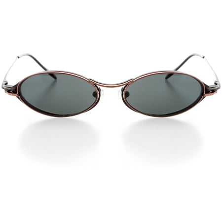 Hit Notion Unisex Clip-on Eyewear - Oval Shape, Metal Full Rim, Satin Pink