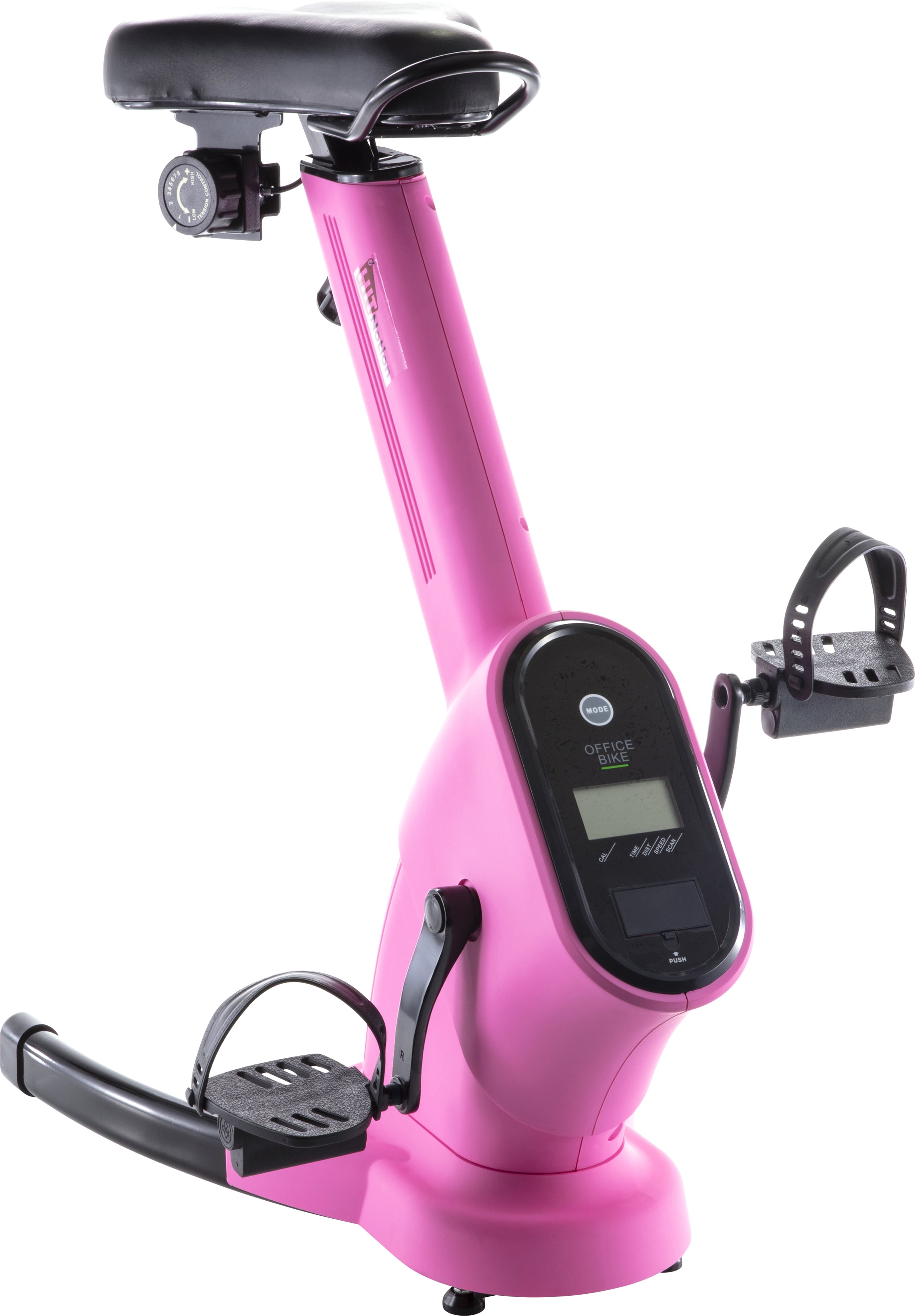 Hit Notion Upright Training X Bike With Magnetic Resistance Exercise Cycling Bicycle For Cardiac Aerobic Exercise Pink Keep Fit At Work Or Home