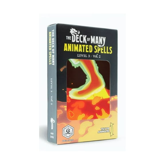 Hit Point Press Deck of Many Animated Spells, Level 3, M-Z New