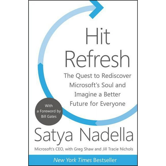 Hit Refresh: The Quest to Rediscover Microsoft's Soul and Imagine a Better Future for Everyone, (Hardcover)