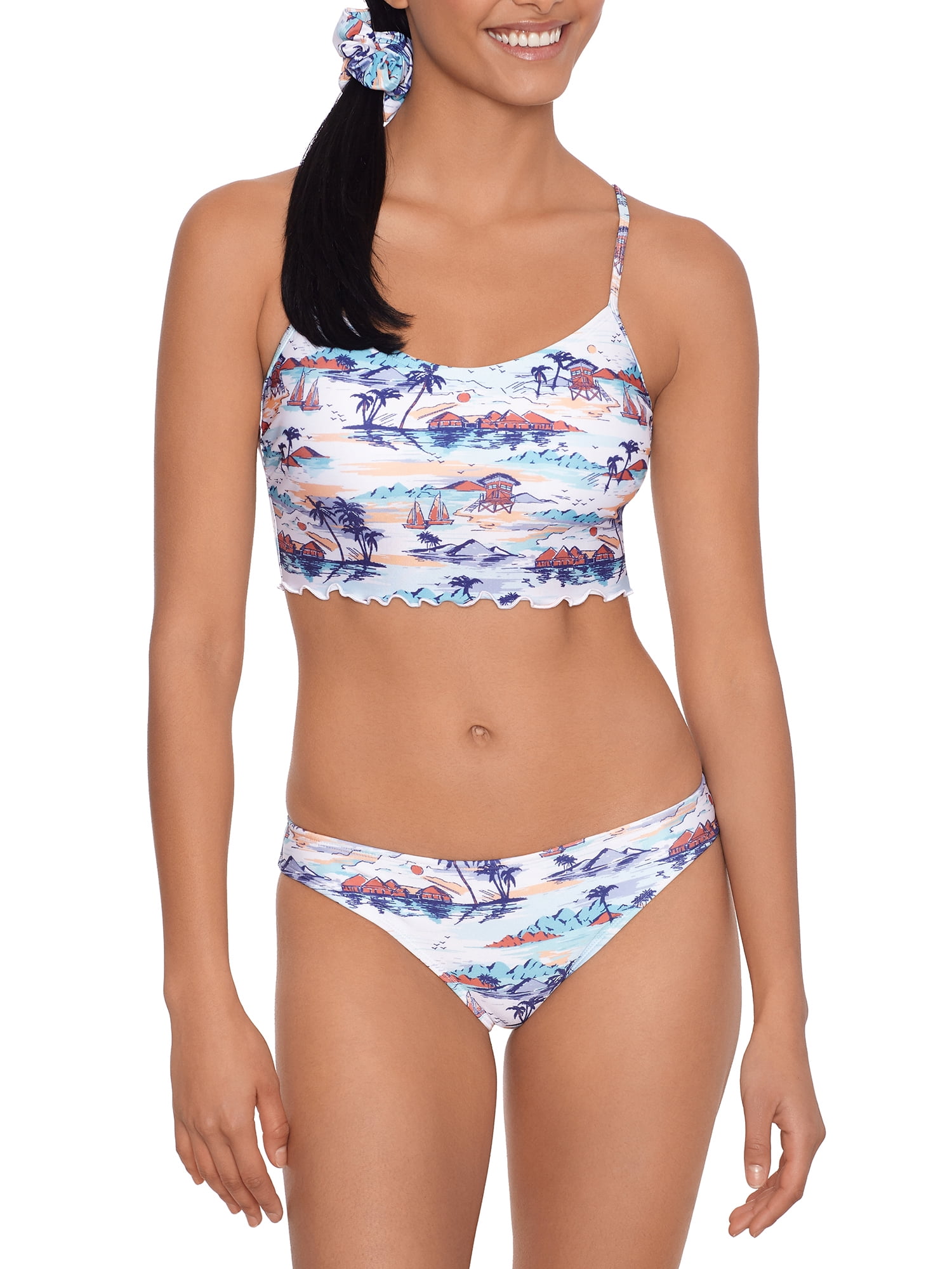 midkini bikini top