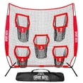 thumbnail image 1 of Hit Run Steal Football Throwing Net with Targets for Quarterback Training, 1 of 9