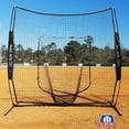 thumbnail image 1 of Hit Run Steal Heavy Duty Softball and Baseball Net with Carrying Bag, Black, 1 of 7