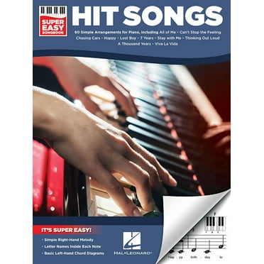 Hit Songs - Super Easy Songbook, (Paperback)