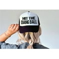 thumbnail image 1 of Southern Attitude Designs-Hit The Dang Ball Black & White Unisex Foam Trucker Hat, 1 of 4
