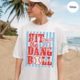thumbnail image 1 of Hit the Dang Ball Baseball Lover Sports Mom Game Tailgating T-Shirt, 1 of 4