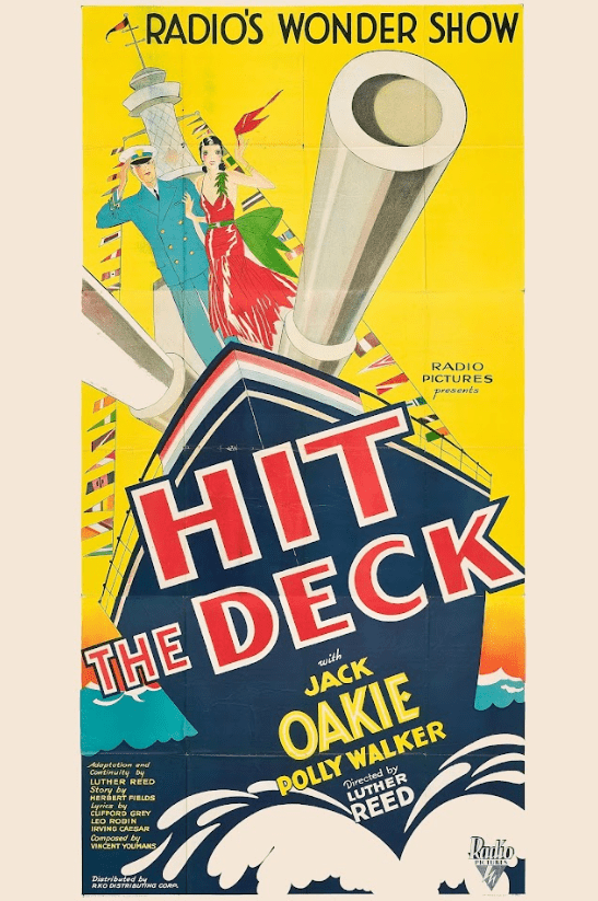 Hit the Deck 1929 Movie Poster 24x36 Musical Comedy Classic Vintage ...