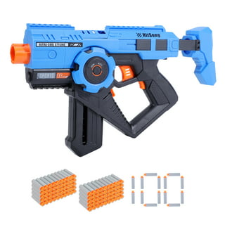 COOLFOX Electric Automatic Toy Gun for Nerf Guns Sniper Soft Bullets [Shoot  Faster] Burst Boys,Toy Foam Blasters & with 100 Darts, Gifts Kids(Blue)