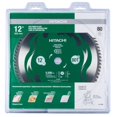 thumbnail image 1 of Hitachi 12In 80T Atb Steel Fine Finish Circular Saw Blade, 1 of 2