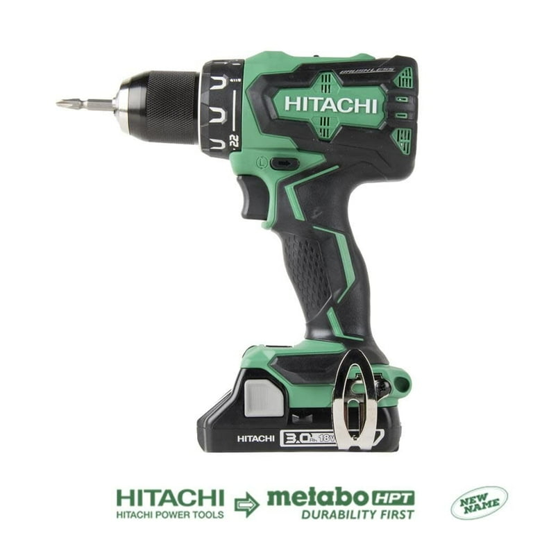 Hitachi 18V Cordless Brushless Driver Drill Kit