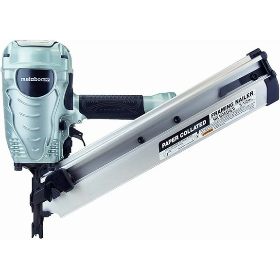 Hitachi 2537553 35 gal Pneumatic Collated Paper Framing Nail Gun