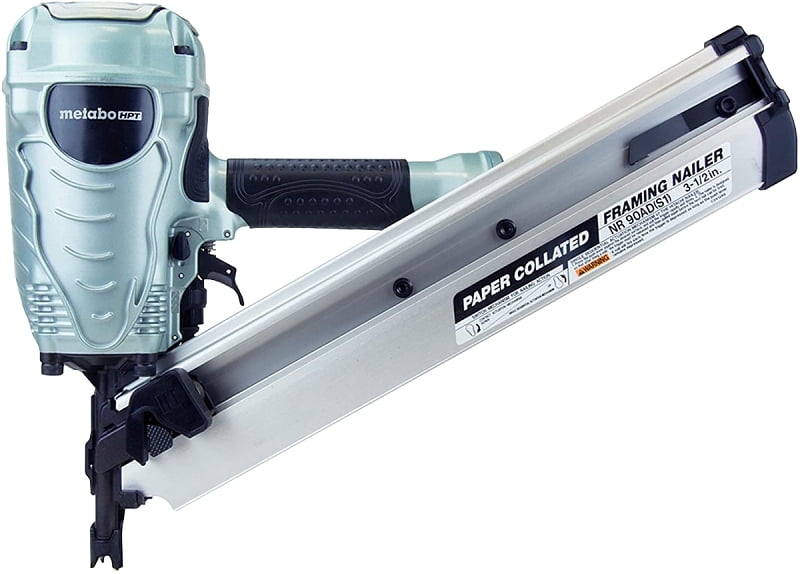 Hitachi 2537553 35 gal Pneumatic Collated Paper Framing Nail Gun