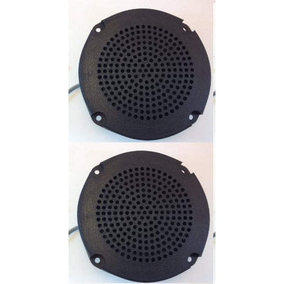 Hitachi 4.5" Speaker Factory Replacement Classic Grill 5.25" Cover (Pair)