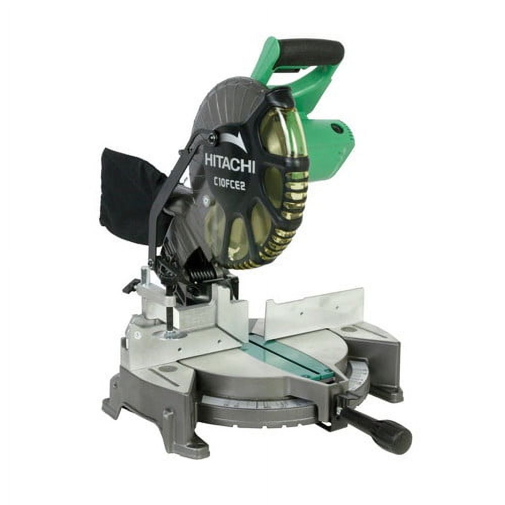 Hitachi C10FCE2 Compound Corded Miter Saw, 120 VAC, 15 A, 10 in Dia, 5000 rpm - image 1 of 5