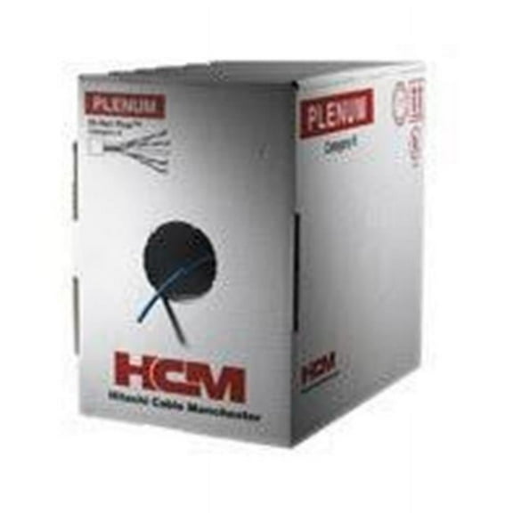 Hitachi Cable America 30145-8BK3 Cat5E Outdoor 1000 ft. Reel, Black