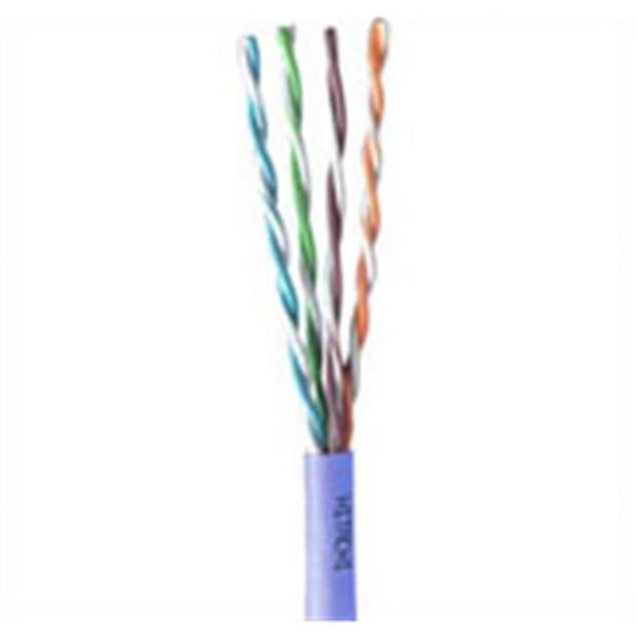 Hitachi Cable America  4 Pair Plenum Unshielded Twisted Pair Cat5e Cable - Blue