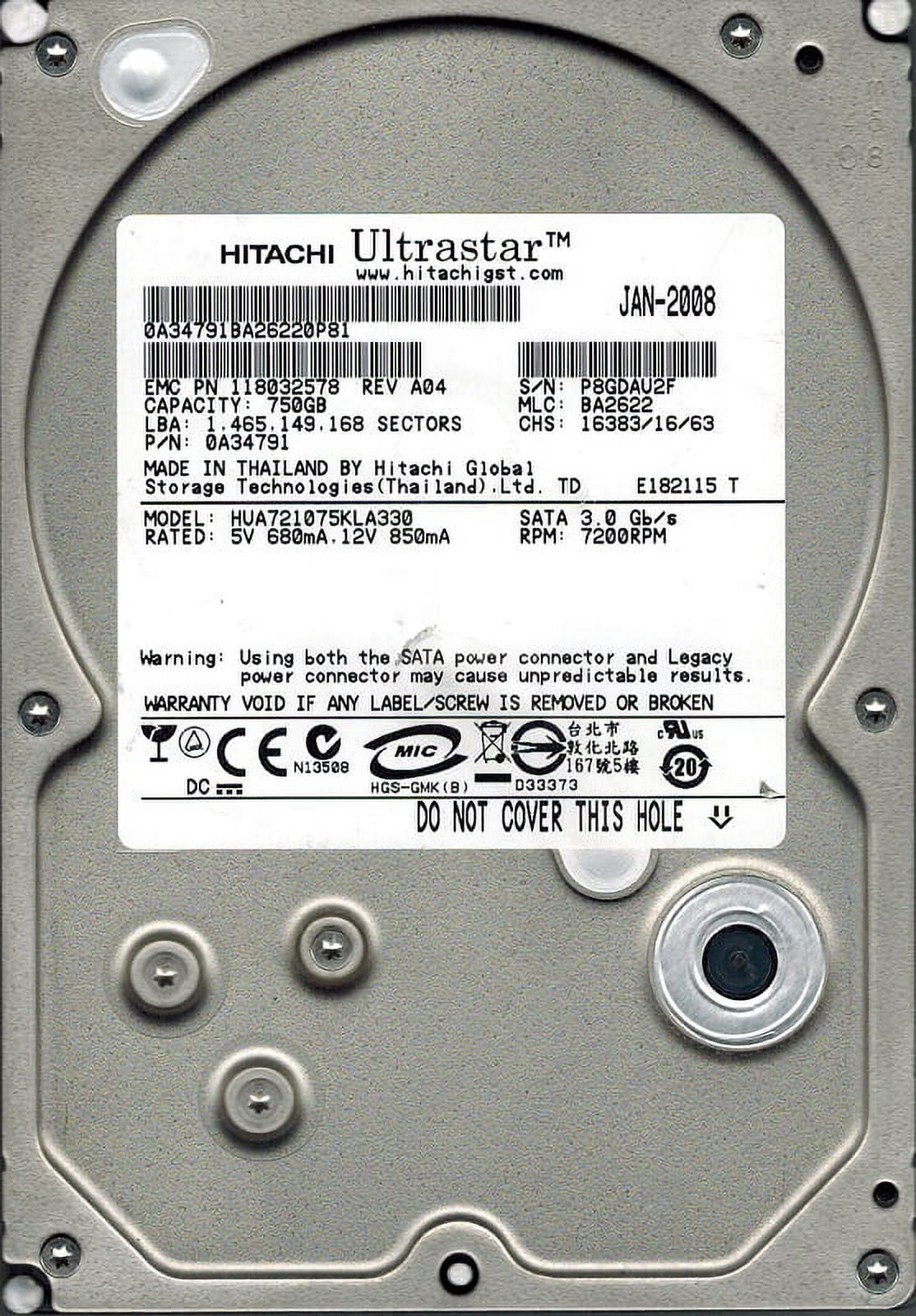 Remplacement du contrôleur de disque dur Hitachi GST Deskstar HDS721010CLA332 - Tutoriel de réparation iFixit