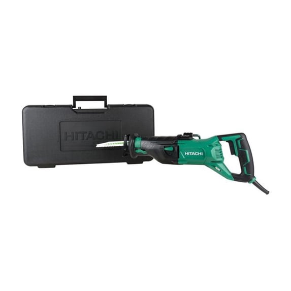 Hitachi METABO 11A, 1.12 in. Corded Reciprocating Saw Kit, 2800 SPM