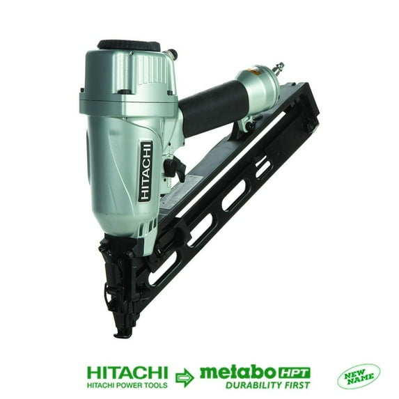Metabo HPT 15-Gauge Angled Finish Nailer NT65MA4 - Lightweight, Air Duster - 1-1/4-2-1/2 In