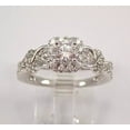 thumbnail image 1 of Hitanshu Jewels 2.00Ct Round Cut CZ Women's Engagement Ring 14K White Gold Finish, 1 of 5
