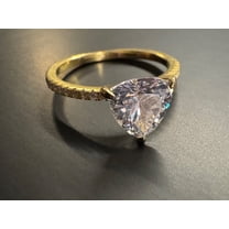 Hitanshu Jewels 3 Ct Round Cut Moissanite Women's Wedding Bridal Ring Set 14K Rose Gold Plated