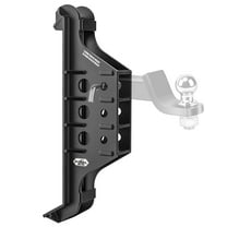 Skid Hitch Attachment, Fits 2" Receiver Tubes, Fits Tractors & SkidSteers with Universal Quick Attach Plate, 5,000/20,000lbs Towing Capacity, Black