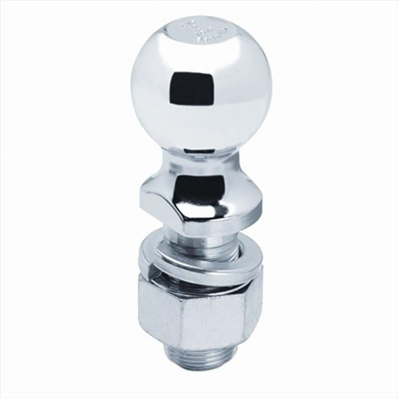 Hitch Ball, 2 x 1.25 x 2.75 In. 8, 000 Lbs. GTW Chrome, 2 x 2 x 5.38 in.