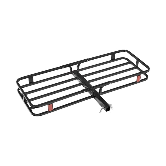 Hitch Cargo Carrier 500lbs Folding, 2 Inch Receiver - Heavy Duty Steel Cargo Rack with Net