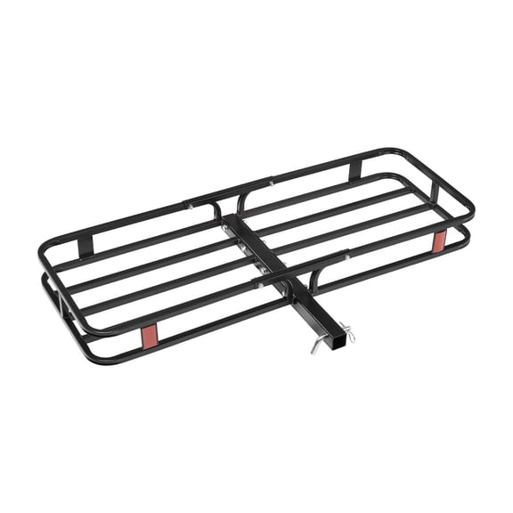 Hitch Cargo Carrier 500lbs Folding Heavy Duty Steel - 2 Inch Receiver - Cargo Net Included - Vehicle Storage Solution