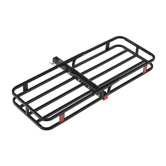 Hitch Cargo Carrier 53"x19"x5", 500 lbs Capacity with Stabilizer & Ratchet Straps, Cargo Net Included, for SUV Pickup Truck