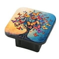 thumbnail image 1 of Hitch Cover Fits For 2-Inch Hitch,A Beautiful Oil Painting Of A Multicolored Butterfly Treerubber Trailer Hitch Cover Tube Plug Insert,Car Exterior Accessories, Receiver Tube Hitch Plug, 1 of 6