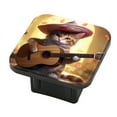 thumbnail image 1 of Hitch Cover Fits For 2-Inch Hitch,Cat Wearing Sombrero Playing Guitarrubber Trailer Hitch Cover Tube Plug Insert,Car Exterior Accessories, Receiver Tube Hitch Plug, 1 of 6