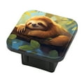 thumbnail image 1 of Hitch Cover Fits For 2-Inch Hitch,Cute Cartoon Sloth Sitting On The Branchrubber Trailer Hitch Cover Tube Plug Insert,Car Exterior Accessories, Receiver Tube Hitch Plug, 1 of 6
