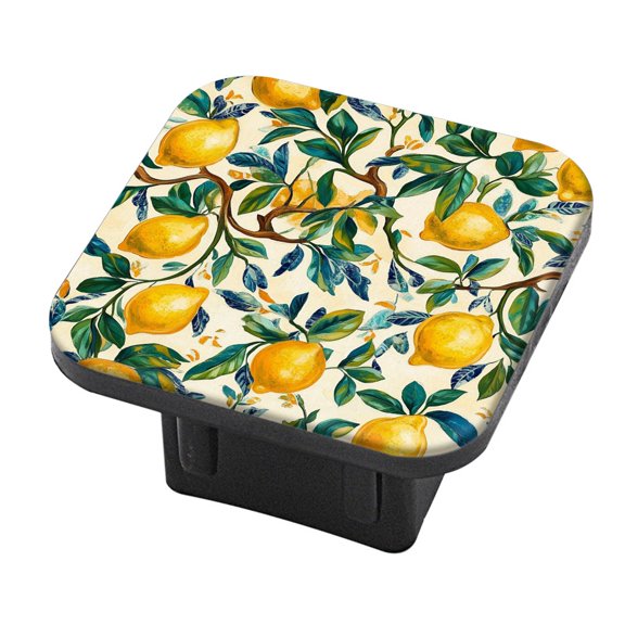 Hitch Cover Fits For 2-Inch Hitch,Gorgeous Lemon - Laden Branchesrubber Trailer Hitch Cover Tube Plug Insert,Car Exterior Accessories, Receiver Tube Hitch Plug