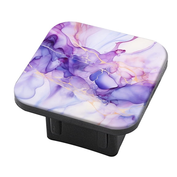 Hitch Cover Fits For 2-Inch Hitch,Ink Abstractions With Violet And Light Blue Colorrubber Trailer Hitch Cover Tube Plug Insert,Car Exterior Accessories, Receiver Tube Hitch Plug