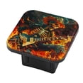 thumbnail image 1 of Hitch Cover Fits For 2-Inch Hitch,Skeleton In Cowboy Hat Playing Electric Guitarrubber Trailer Hitch Cover Tube Plug Insert,Car Exterior Accessories, Receiver Tube Hitch Plug, 1 of 6
