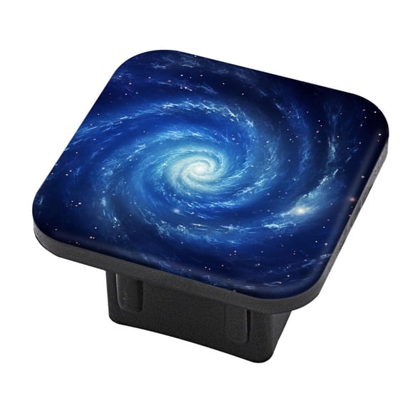 Hitch Cover Fits For 2-Inch Hitch,Spiral Galaxy In Deep Bluerubber Trailer Hitch Cover Tube Plug Insert,Car Exterior Accessories, Receiver Tube Hitch Plug