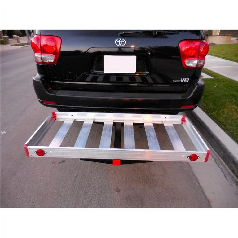 Aluminum hitch mount cargo carrier hotsell