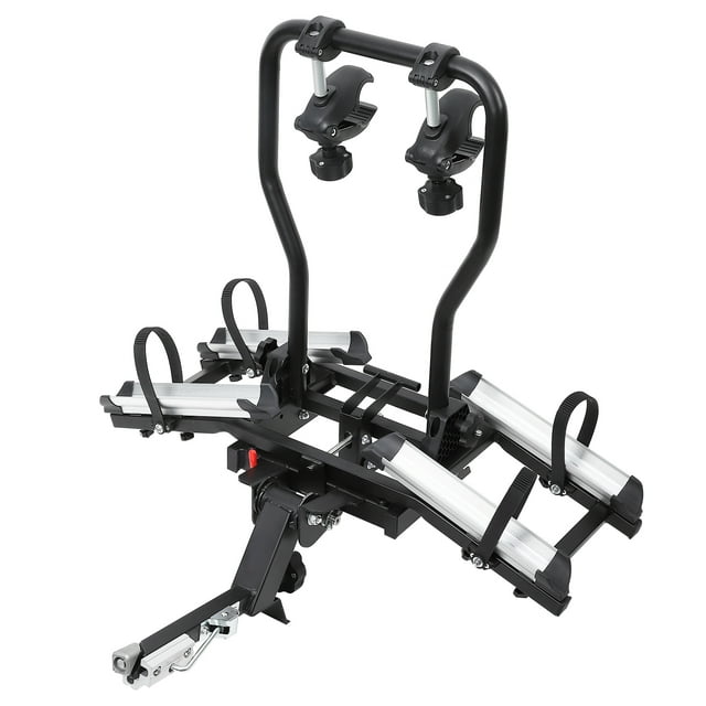 Hitch Mount Bike Rack for car, 2 Ebike Rack Fits Fat Tire, Mountain