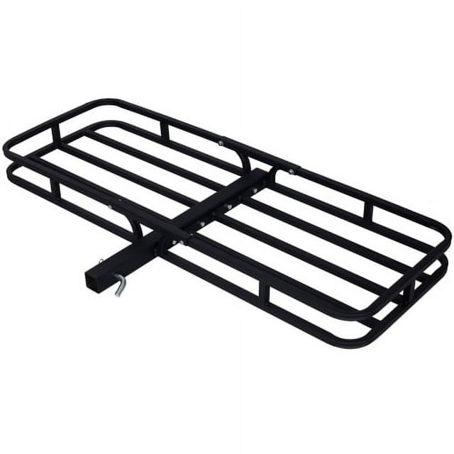 Hitch Mount Cargo Carrier 53" x 19" x 4" Folding Cargo Rack Rear