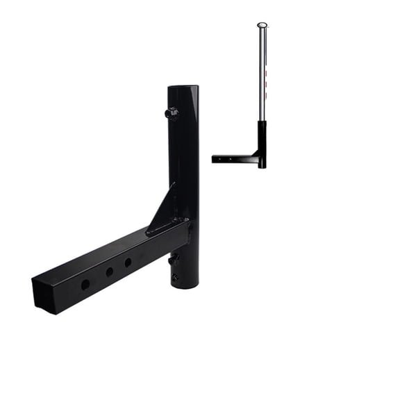 Hitch Mount Flag Pole Holder Flagpole Universal For Standard Receiver Fit For Truck SUV RV Pickup Towing Hitch Mounts