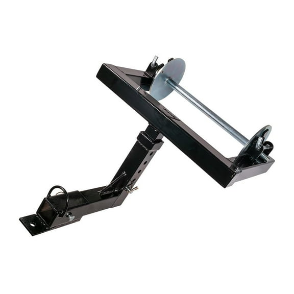 Hitch Mounted Barbed Wire Unroller Bolt On ATV and 2" Receiver Hitch Compatible for Fencing, 5 Adjustable Height Setting