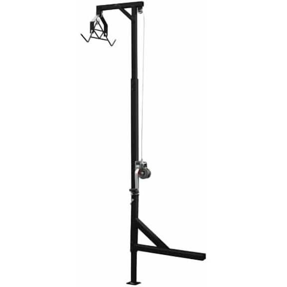 Hitch Mounted Deer Hoist, 600lbs Capacity, 2inch Truck Game Lift With Winch and Gambrel Set, Adjustable Height$$Other