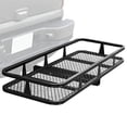 thumbnail image 1 of Hitch Mounted Folding Cargo Carrier Black, 1 of 1