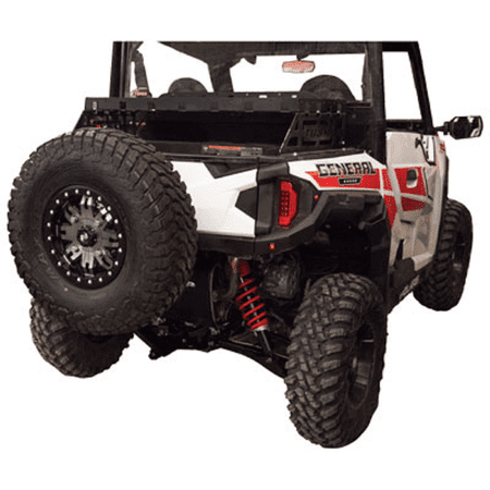 Hitch Mounted Spare Tire Carrier Compatible With Polaris GENERAL 4 1000 RIDE COMMAND Edit. 2019