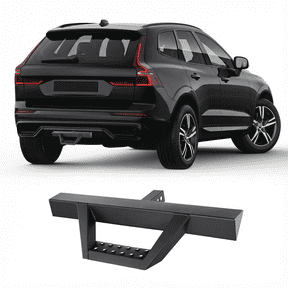 Hitch Step Fit for 2" Hitch Receiver with 2" Towing Receiver with Pin Lock Bumper Protector Textured Black & Strong Steel Construction 350LBS Maximum Load