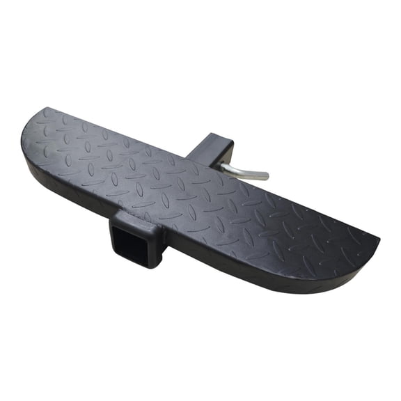 Hitch Step Trailer Bumper Protector Heavy Duty Carbon Steel Non Slip Surface for Campers and Pickup Owners