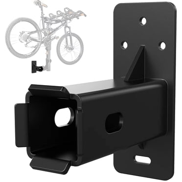 2 Inch Hitch Wall Mount - Bike Rack Storage Holder For Garage | 300 Lb Capacity With Lag Screws