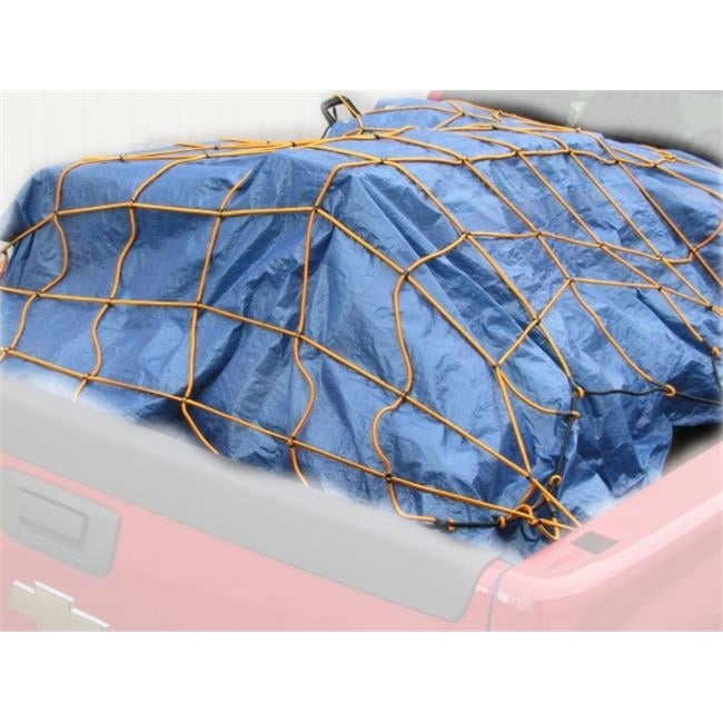 HitchMate 5 x 8 ft. Cargo Stretch Web and Bag with 12 Hooks