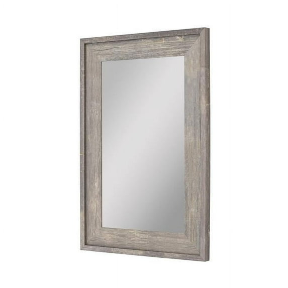 Hitchcock Butterfield 814106 Reclaimed Gray Barnwood Farmstead Rectangle Mirror